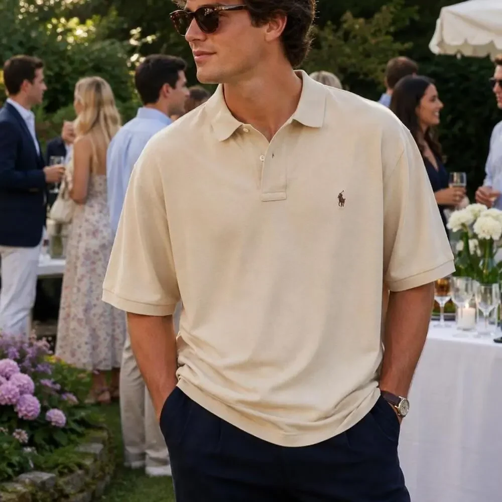 Polo Ralph Lauren Oversized Polo Shirt | Men’s XXL | 100% Cotton Quiet luxury